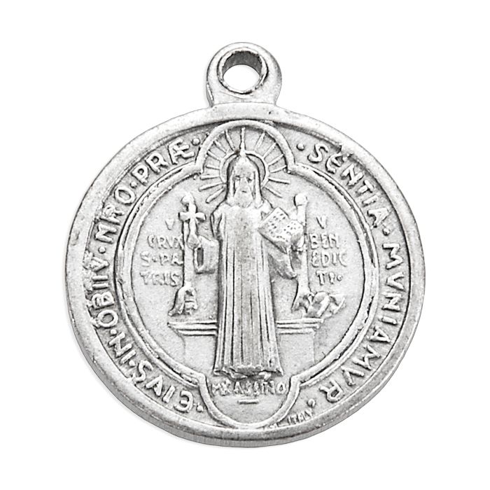 St Benedict Oxidized Medal 1077