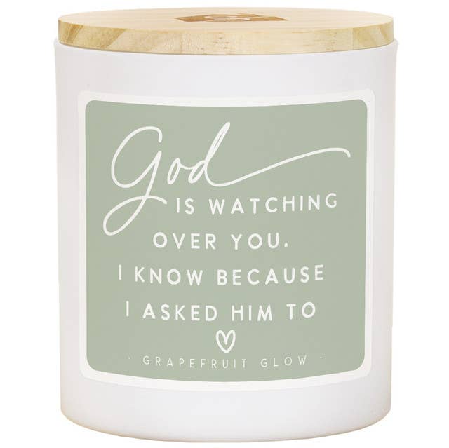 God Is Watching - Grapefruit Glow Candle