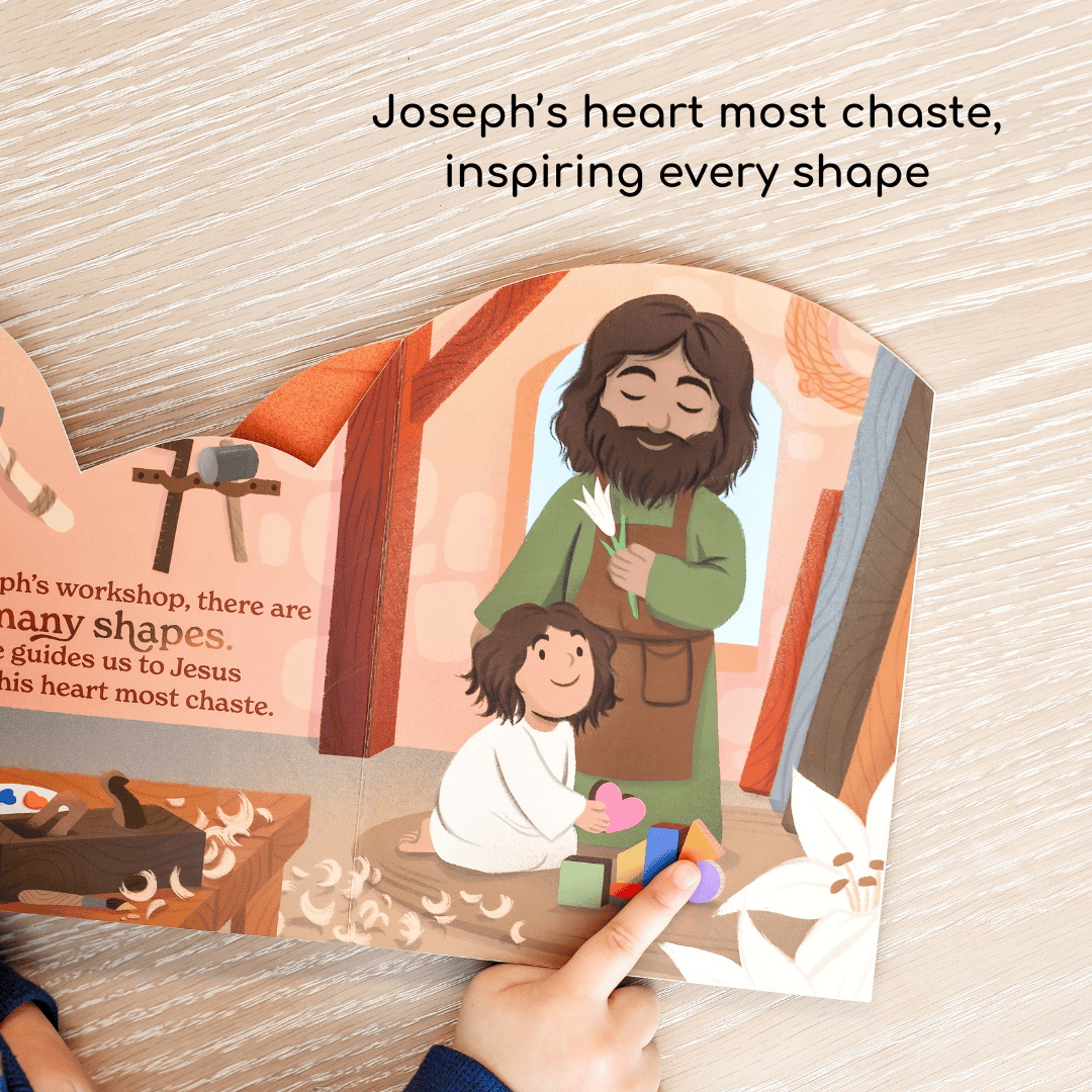 Joseph’s Workshop of Shapes - Catholic Board Book Teaching Shapes to Kids