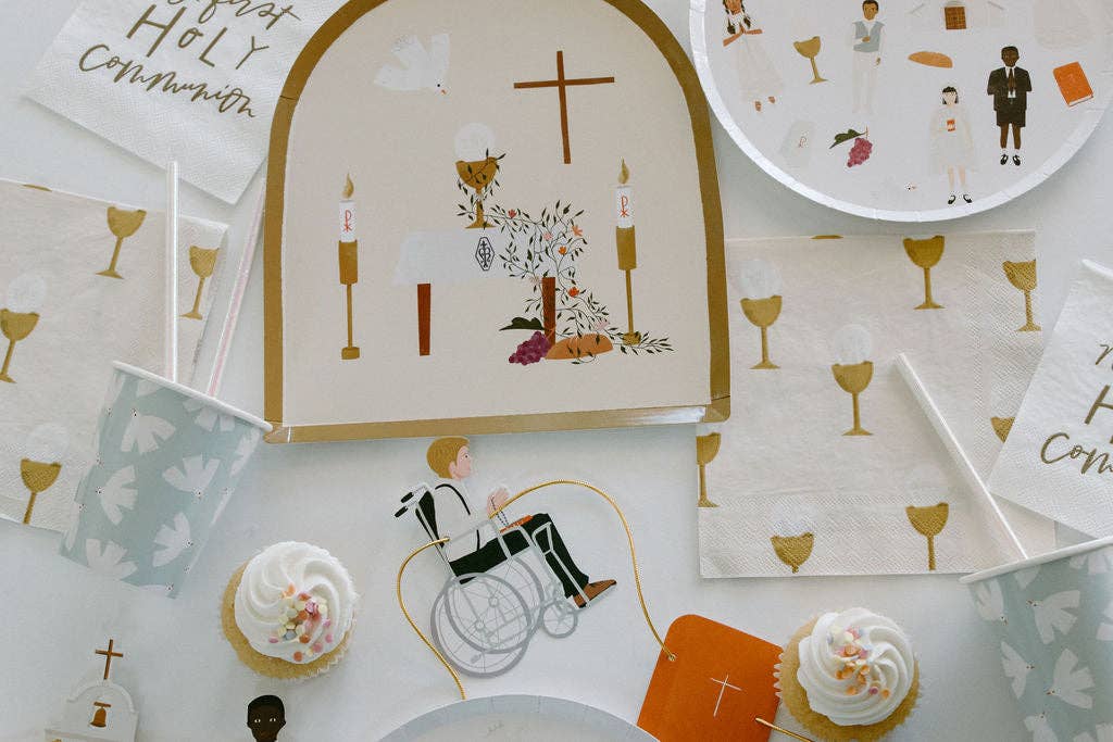 Communion Dinner Napkins | Catholic Party Paper Goods