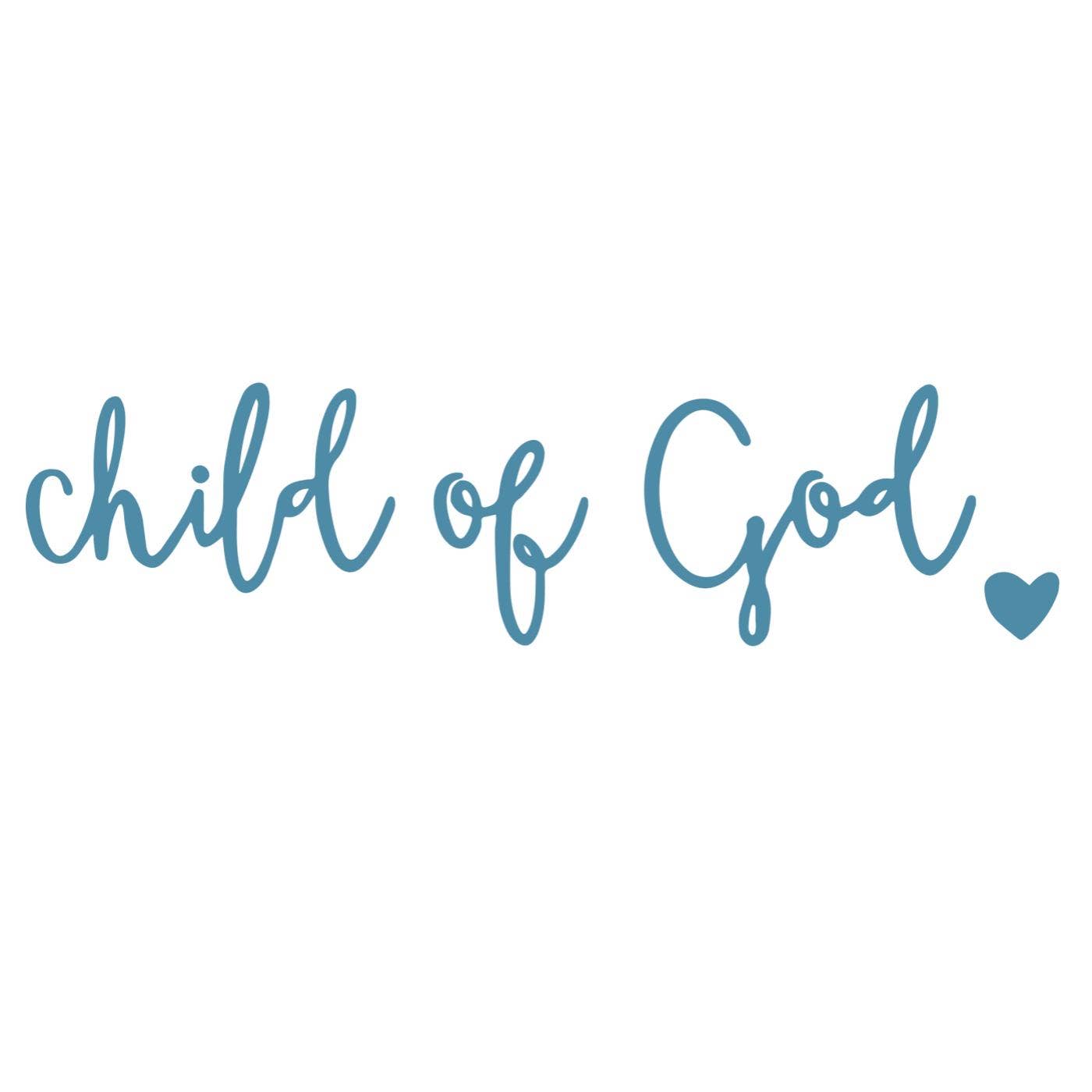 Cotton Velcro Newborn Swaddle Sack Blue Child of God