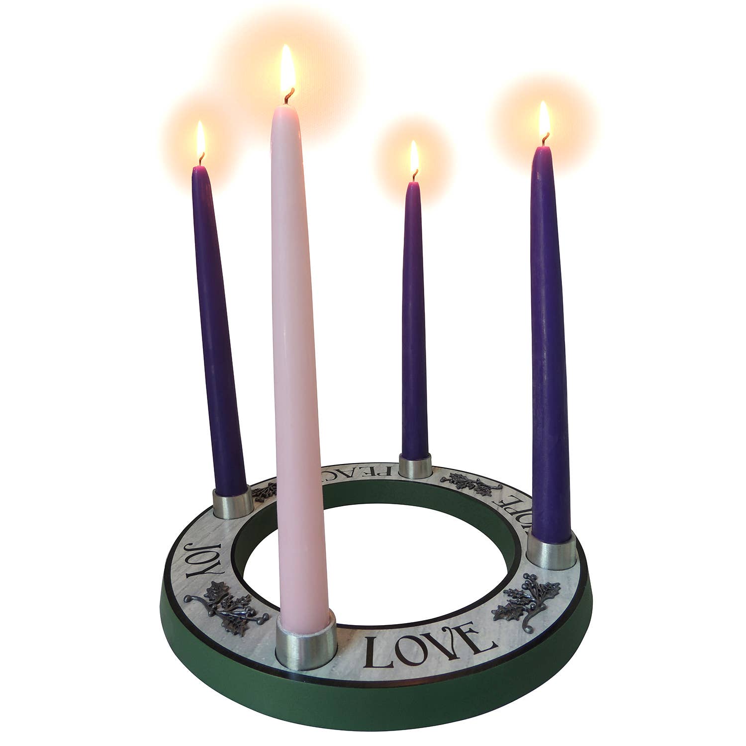 Holly Advent Wreath