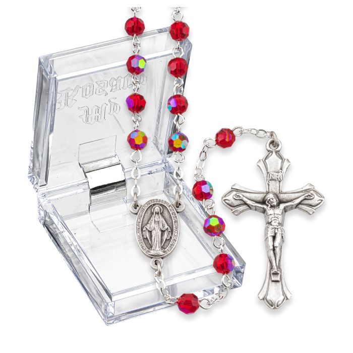 Birthstone January Garnet Rosary