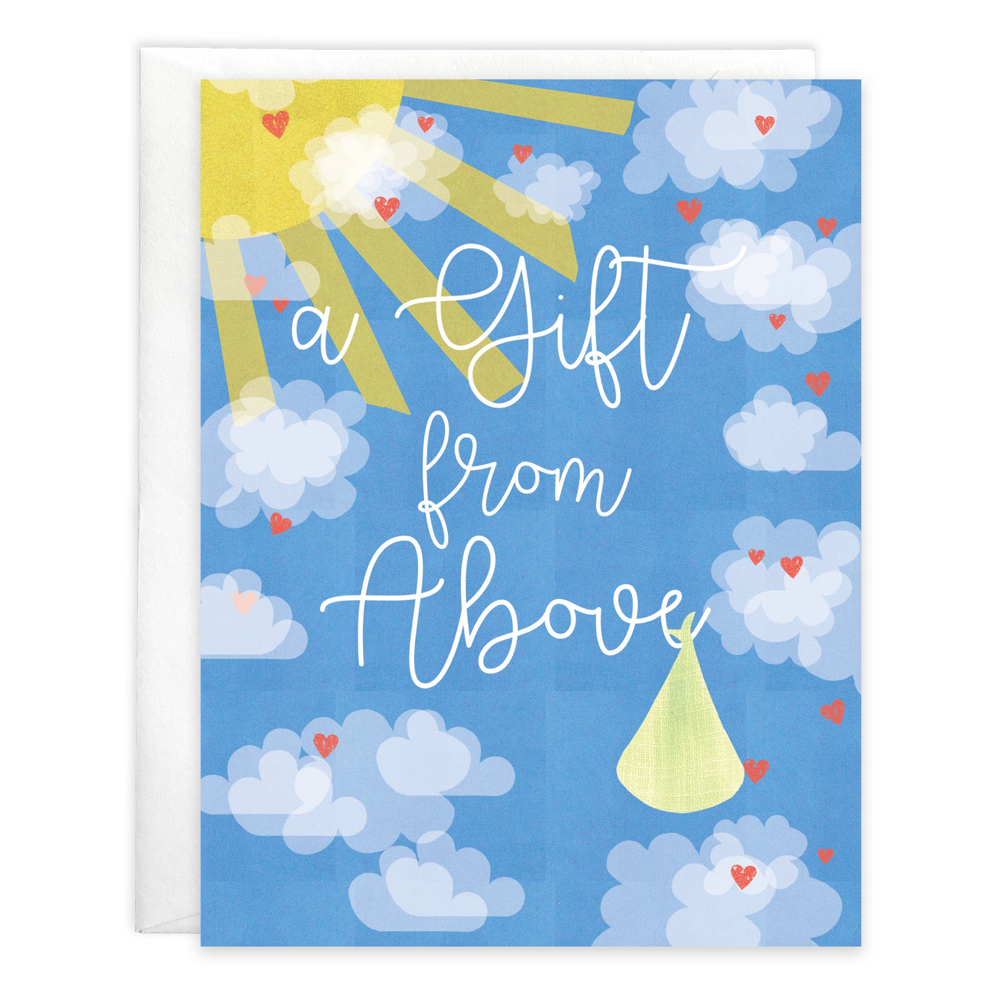 With Scripture Baby Greeting Card - Gift From Above