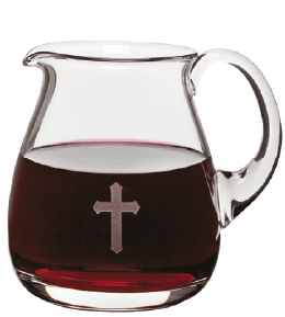 Flagon 32 ounce, glass