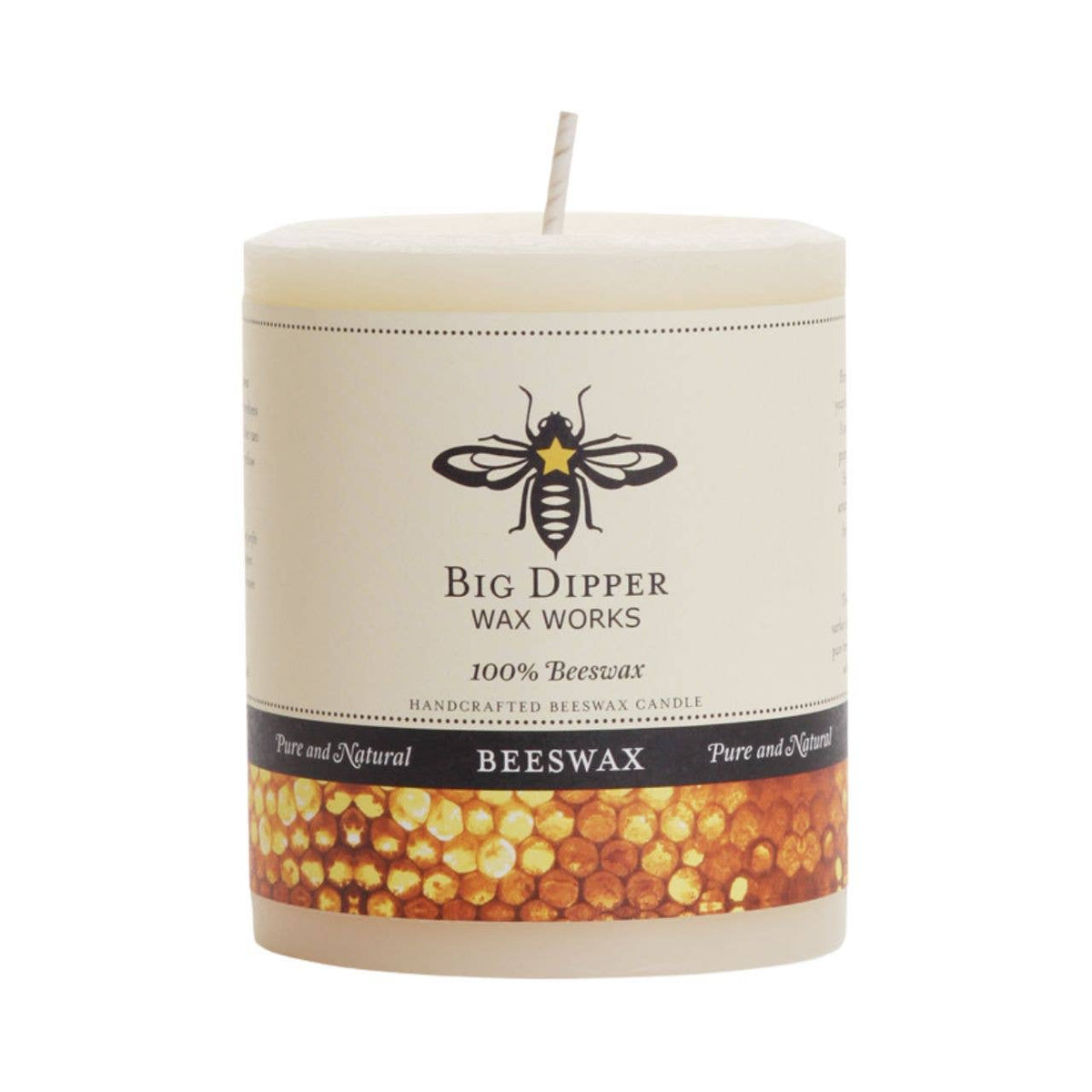 Pure Beeswax Pillars