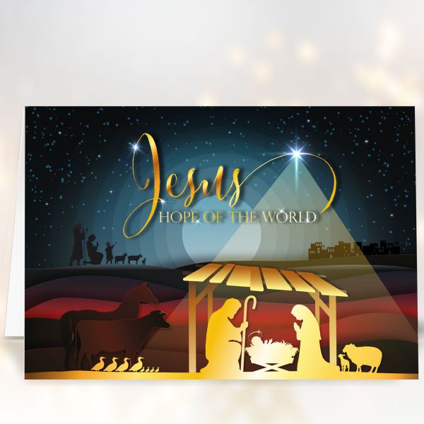 Christmas Card Jesus Hope of the World