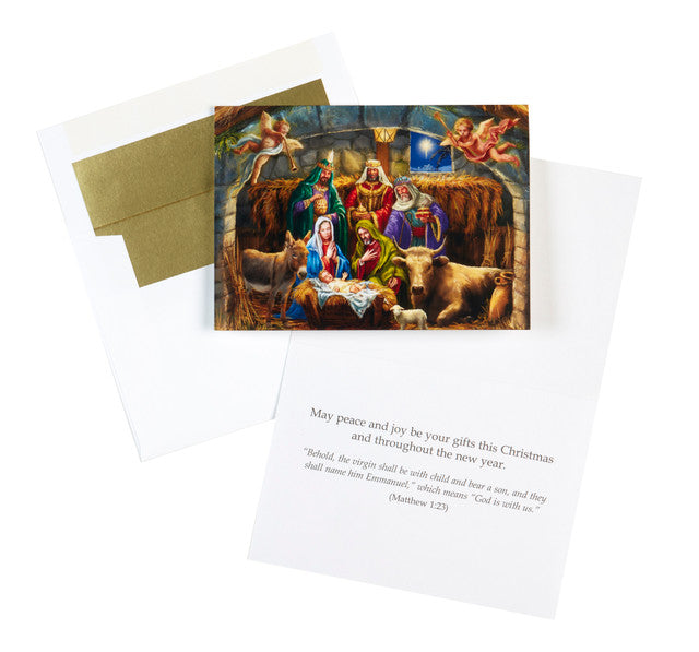 In the Manger Boxed Christmas Cards