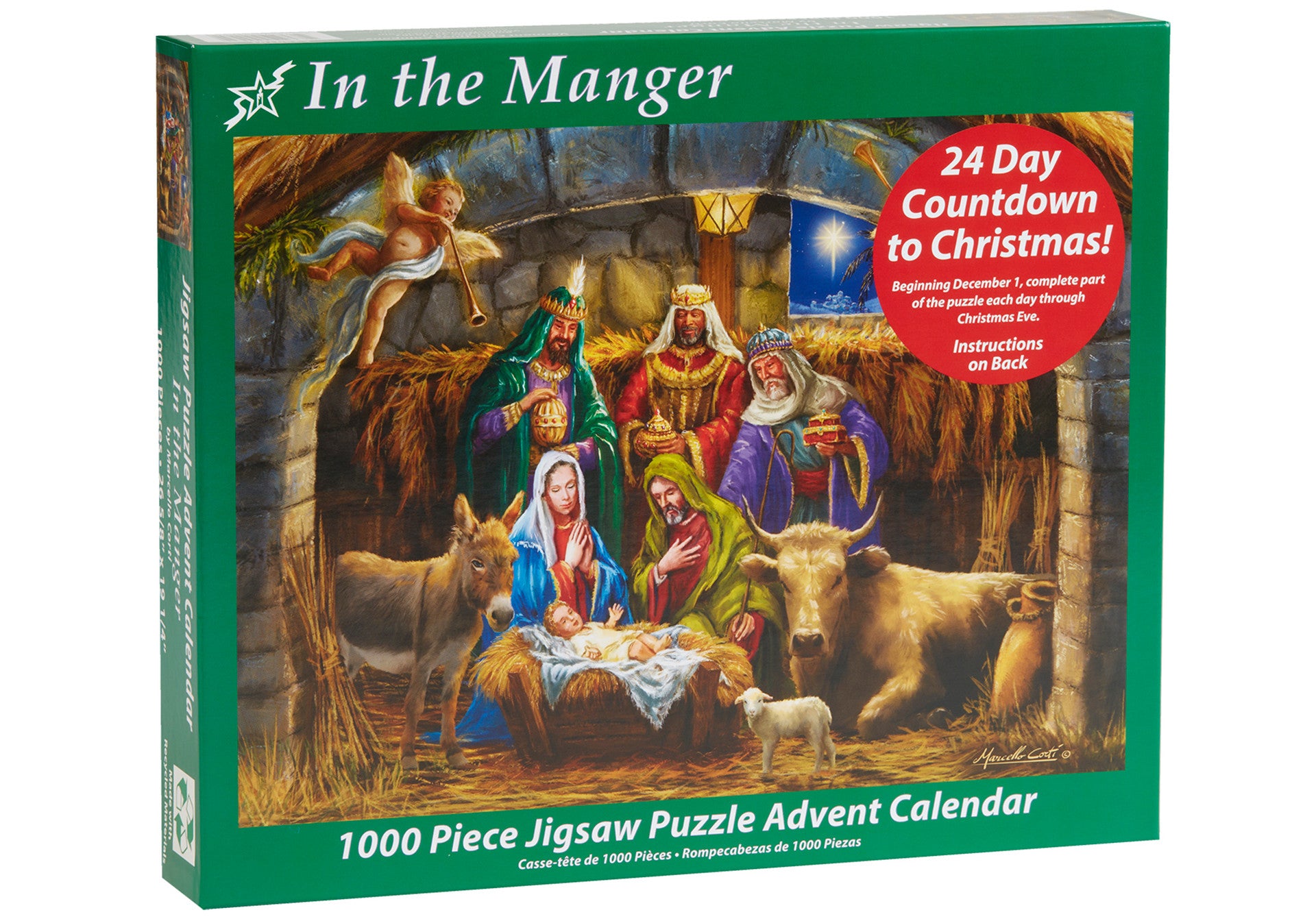 In the Manger Jigsaw Puzzle Advent Calendar