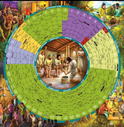 Year of Grace 2025 Calendar (Paper Poster) 26"x26"