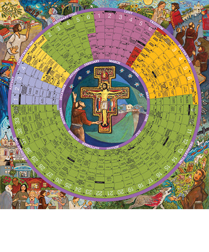 Year of Grace 2026 Calendar (Paper Poster) 26"x26"