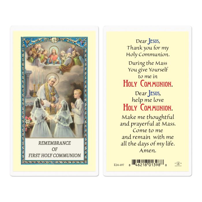 Communion Prayer Boy And Girl