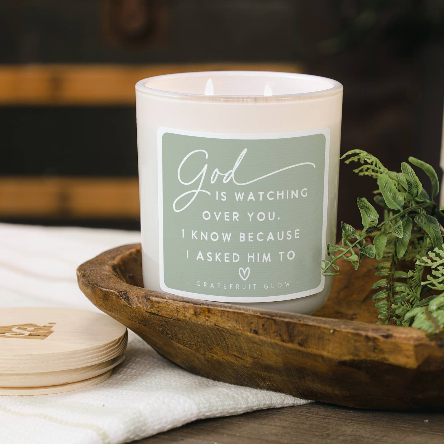 God Is Watching - Grapefruit Glow Candle