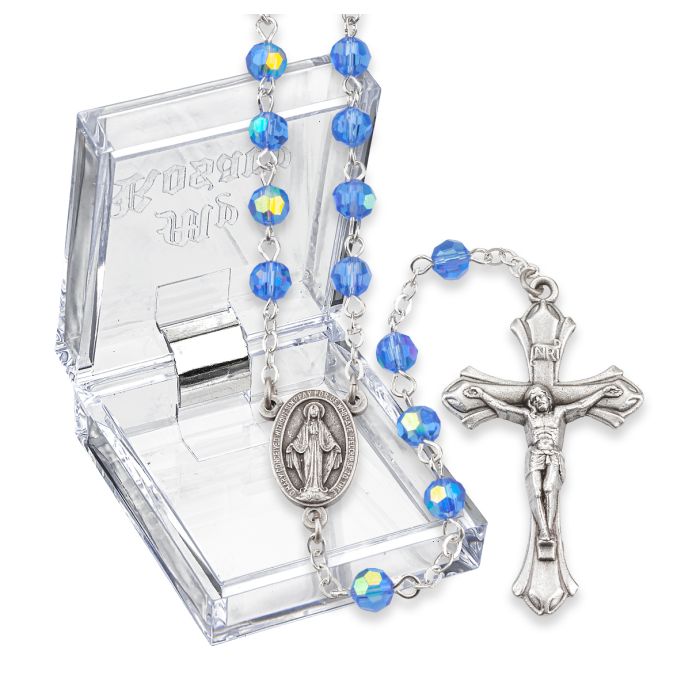 Birthstone December Zircon Rosary