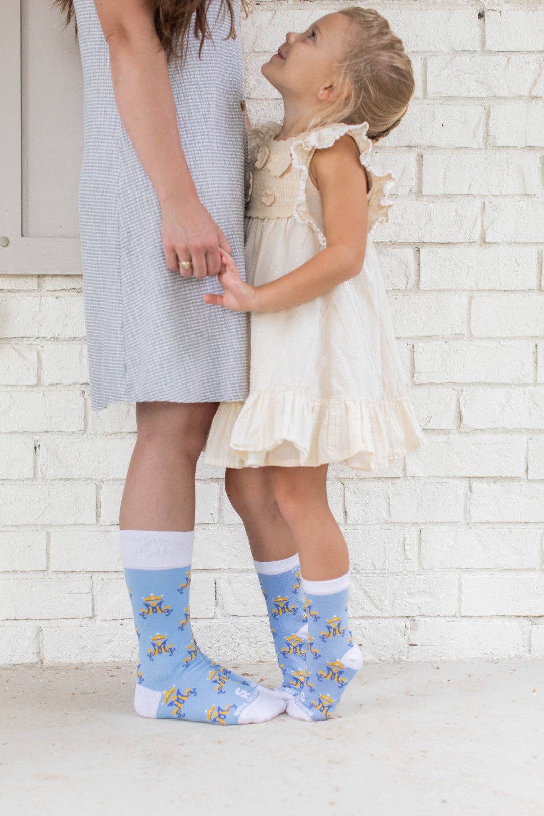 Marian Monogram Adult Socks