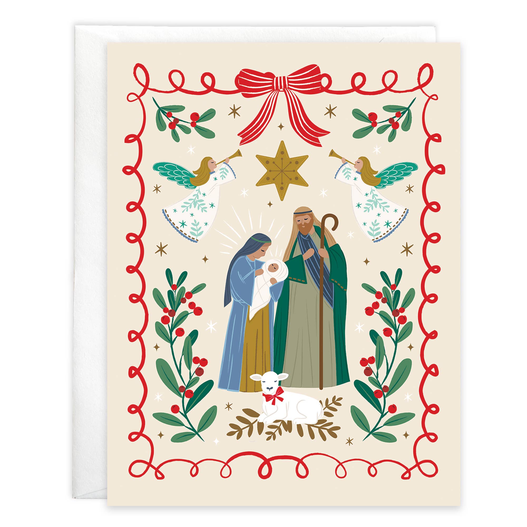 Box/Pack Scripture Christmas Card - Sweet Nativity