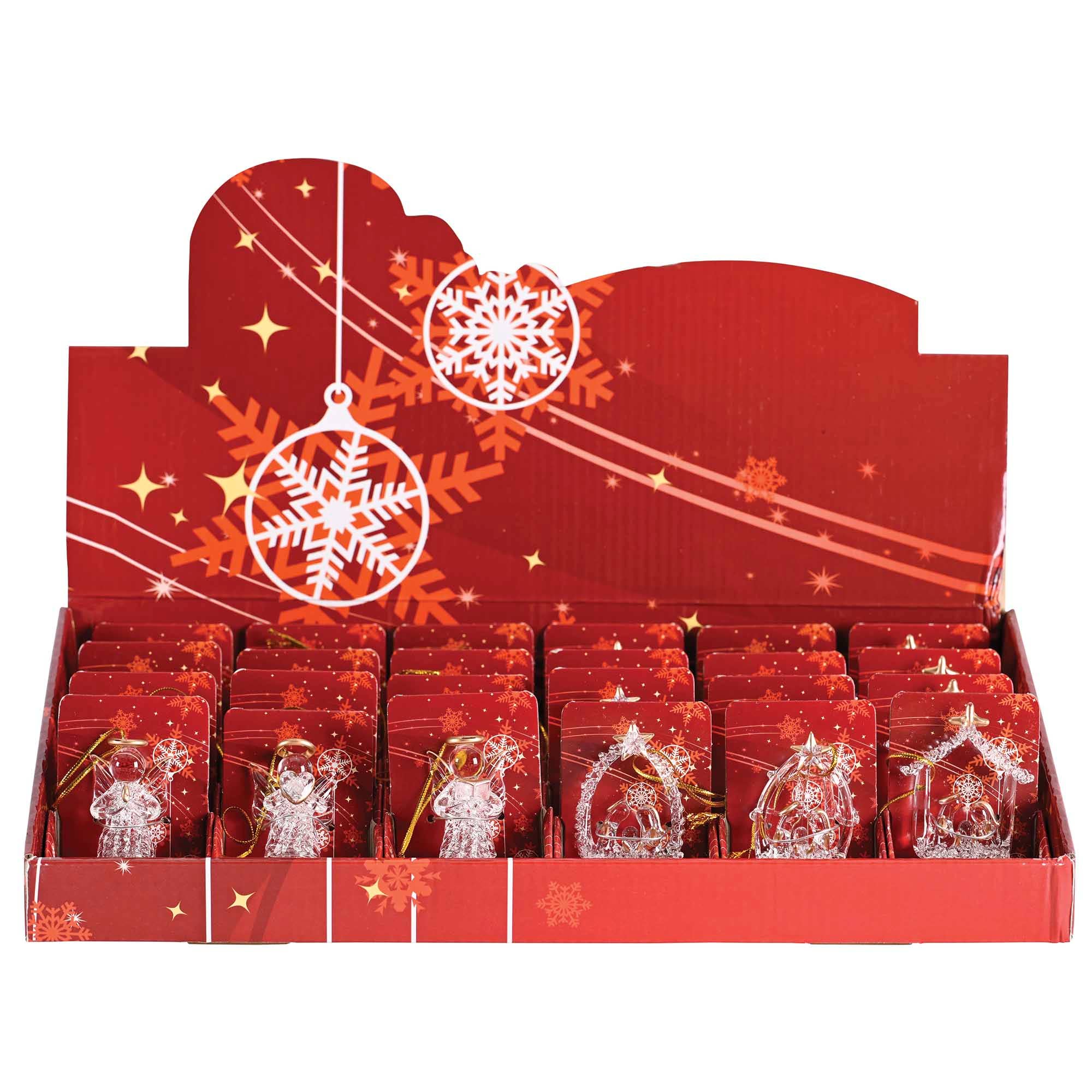 Ornament Holy Family And Angel Assorted