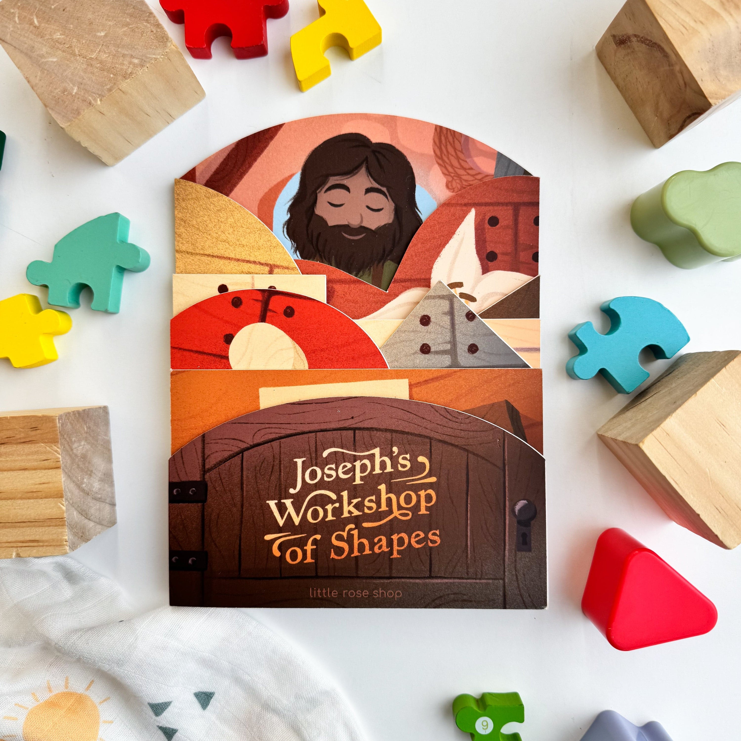 Joseph’s Workshop of Shapes - Catholic Board Book Teaching Shapes to Kids