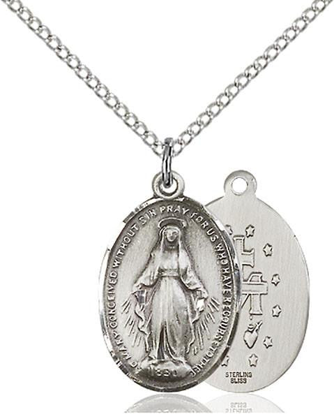 Silver Filled Miraculous Pendant