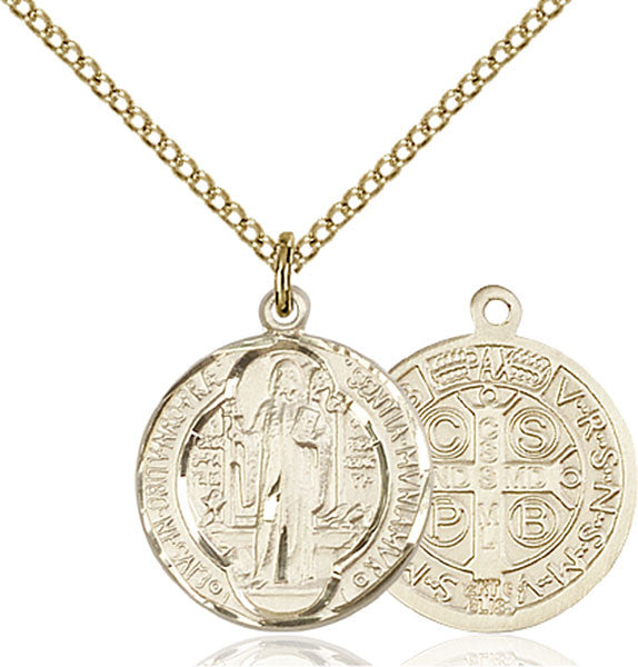 Gold Filled St. Benedict Pendant