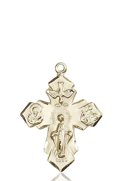 14kt Gold 4-Way Medal