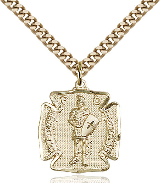 Gold Filled St. Florian Pendant