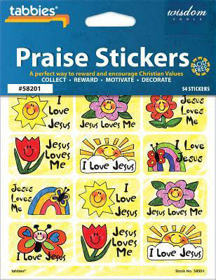 Praise Stickers Jesus Loves