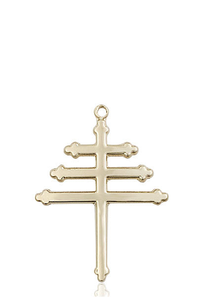 14kt Gold Marionite Cross Medal