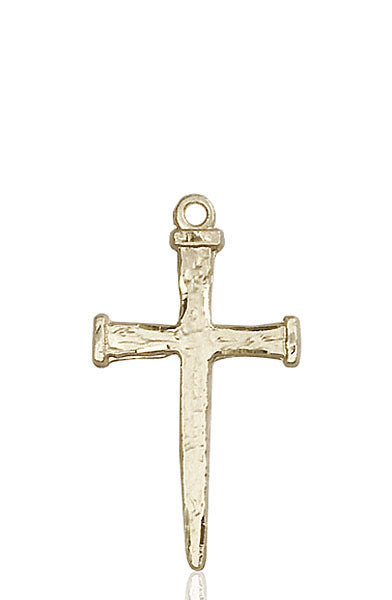 14kt Gold Nail Cross Medal