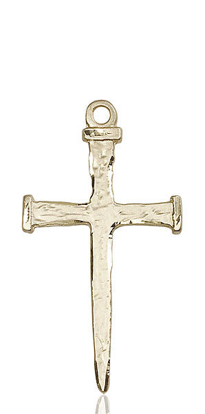 14kt Gold Nail Cross Medal