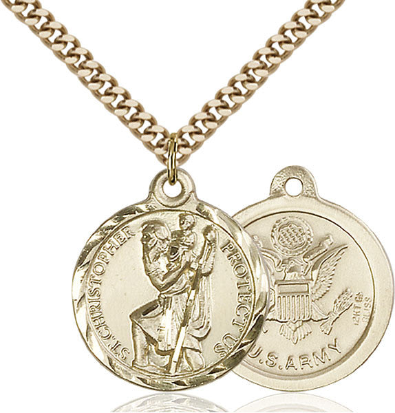 Gold Filled St. Christopher Pendant
