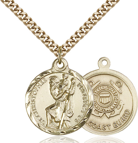 Gold Filled St. Christopher Pendant