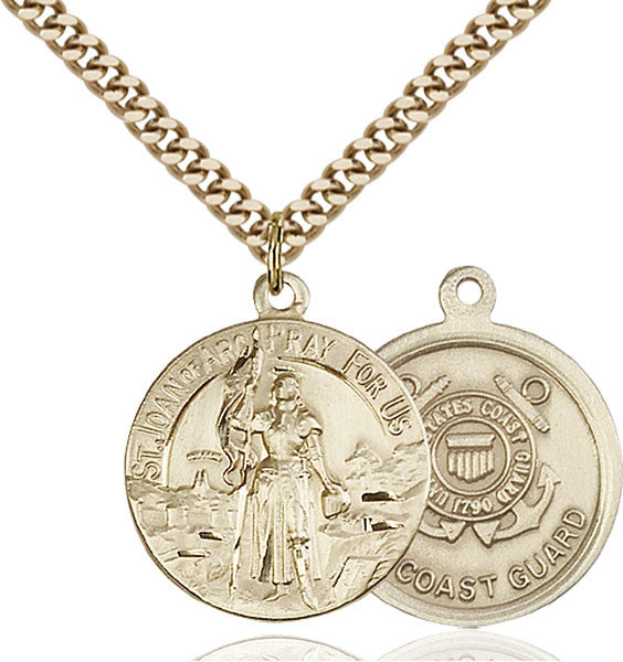 Gold Filled St. Joan of Arc Pendant