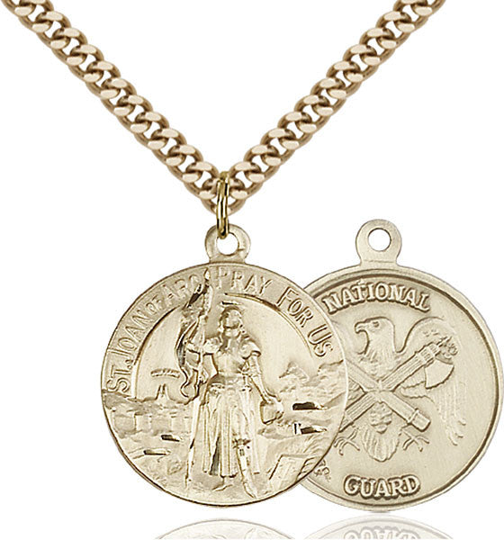 Gold Filled St. Joan of Arc Pendant