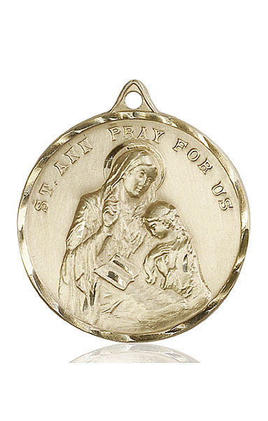 14kt Gold St. Ann Medal