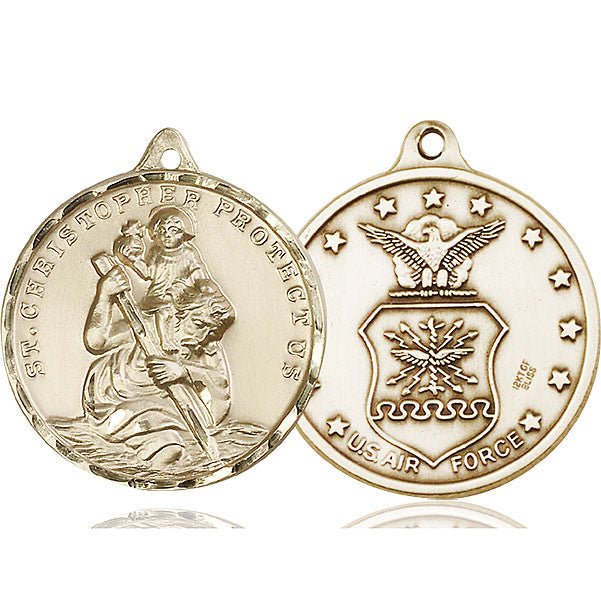 14kt Gold St. Christopher Medal