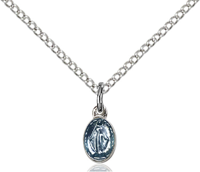 Sterling Silver Miraculous Pendant
