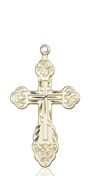 14kt Gold Cross Medal