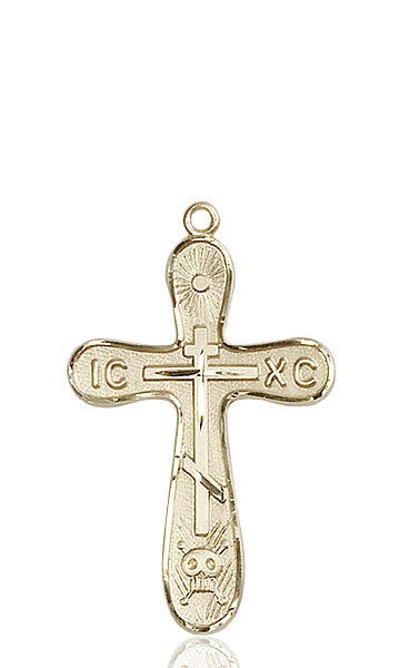 14kt Gold Cross Medal