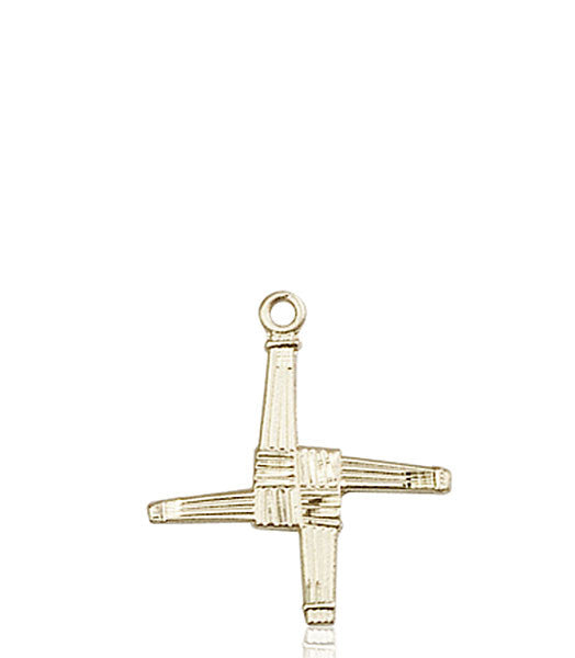 14kt Gold St. Brigid Cross Medal