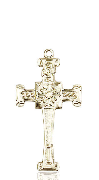 14kt Gold Cross Medal
