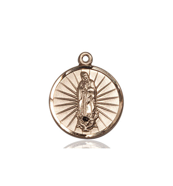14kt Gold O/L of Guadalupe Medal