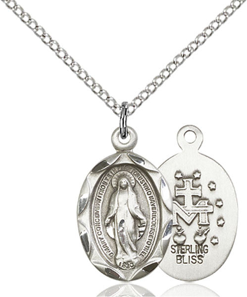 Sterling Silver Miraculous Pendant