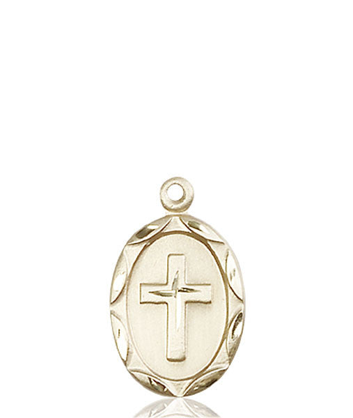 14kt Gold Cross Medal