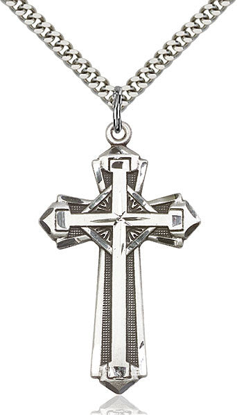 Silver Filled Cross Pendant