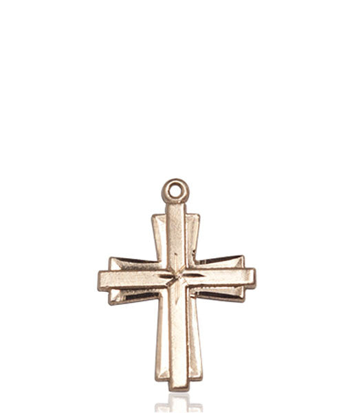 14kt Gold Cross Medal