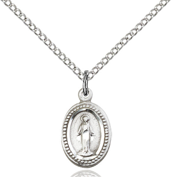 Sterling Silver Miraculous Pendant