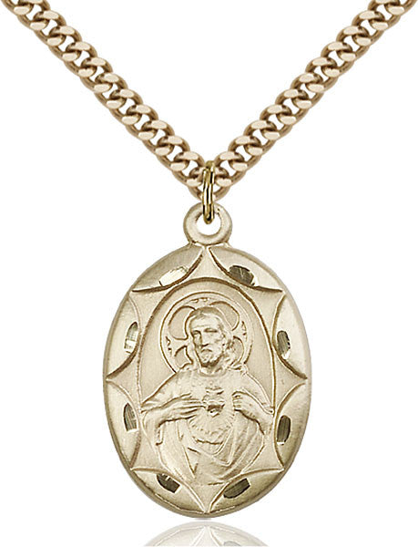 Gold Filled Scapular Pendant