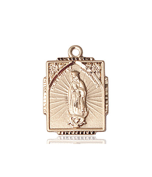 14kt Gold O/L of Guadalupe Medal