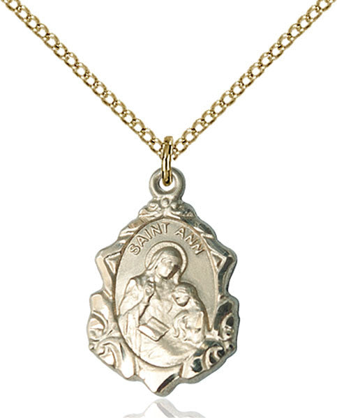 Gold Filled St. Ann Pendant